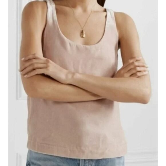 J. Crew Tops - NWT J.Crew Blush Pink Velvet Tank Top 00 Sleeveless Holiday Party Soft Luxe